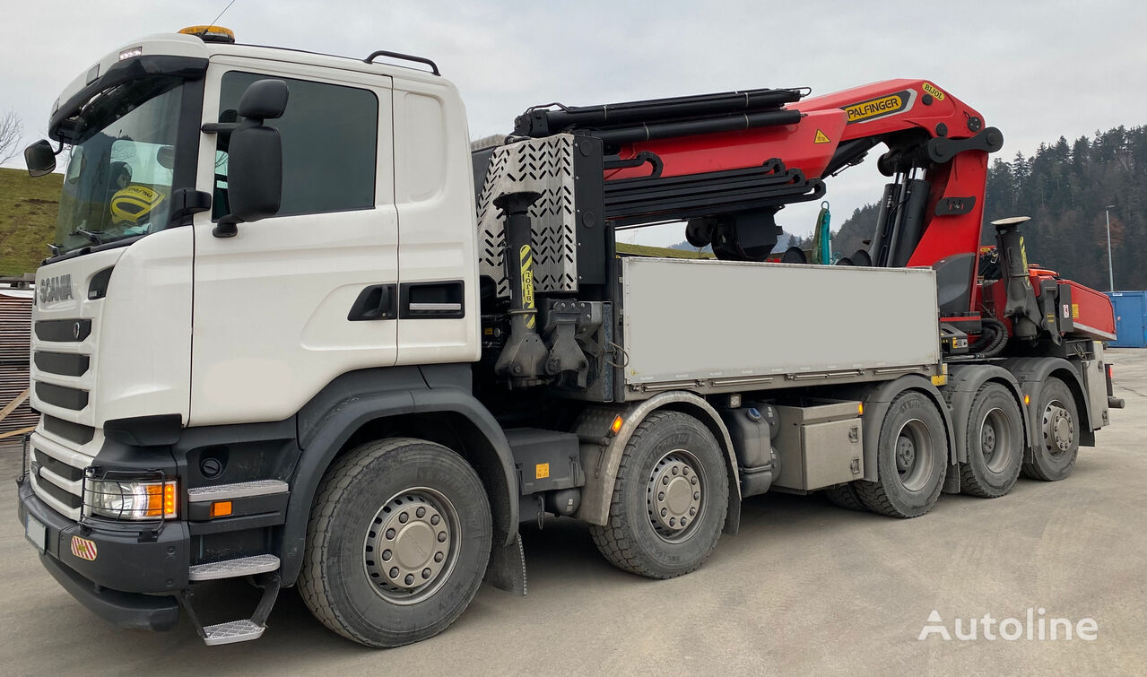 Scania Fassi Hiab Palfinger PK 165 002 camión caja abierta