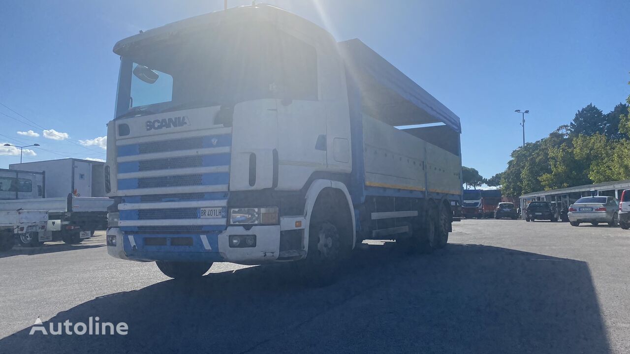 Scania 164.480  6x2 camión con lona corredera