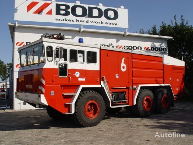 FAUN 6x6 camión de bomberos para aeropuerto