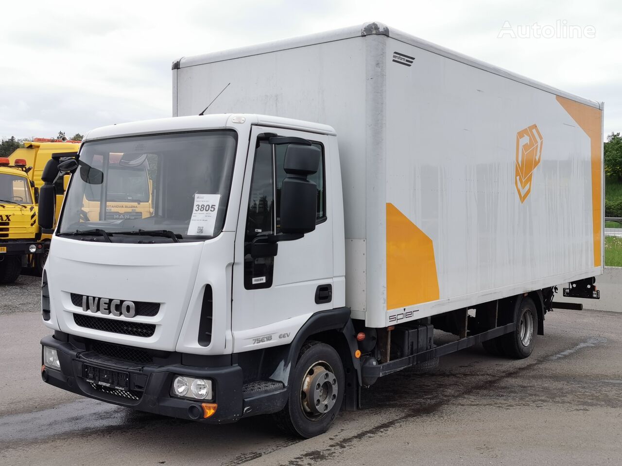 IVECO 75E18 EEV  camión furgón