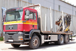 MAN TGA26.430 E4 6x2 Retarder Kran BJ 2012 ! camión maderero