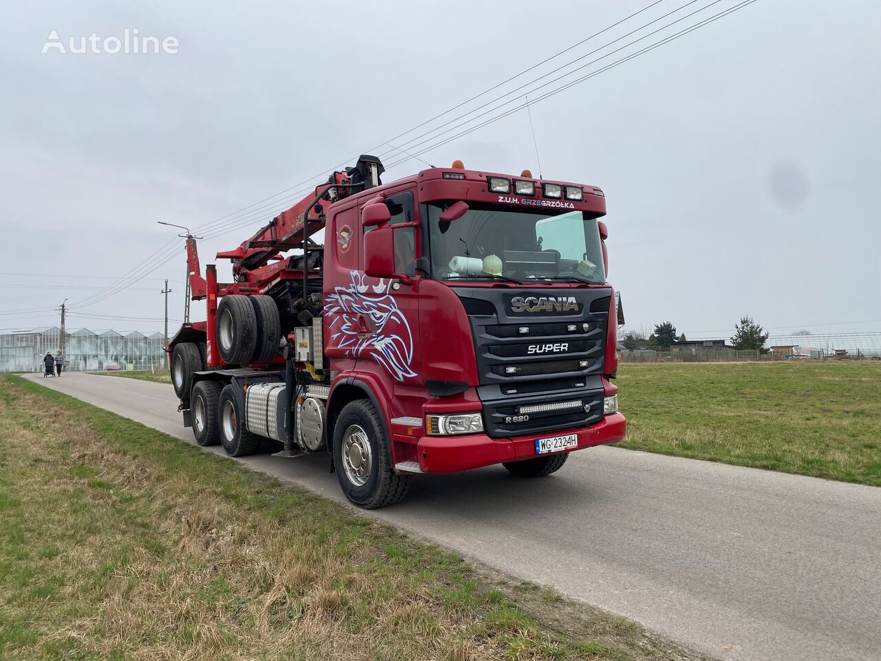 Scania R620 camión maderero