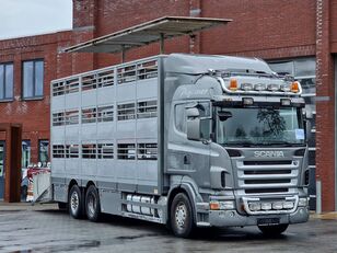 Scania R380 Highline 6x2*4 - Berdex 3 deck livestock - Loadlift - Elect camión para transporte de ganado