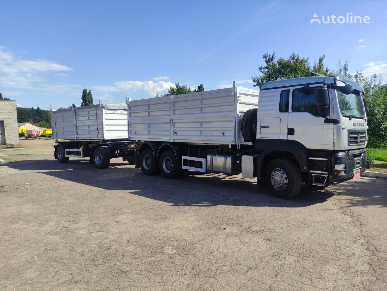 Sitrak VARZ 3544 camión para transporte de grano nuevo + remolque para transporte de grano