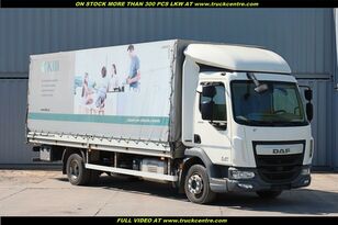 DAF LF 220, 12 TUN, EURO 6, 15 PALLETS camión toldo