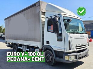 IVECO Eurocargo 100E22 PEDANA + CENTINA Euro 5 camión toldo