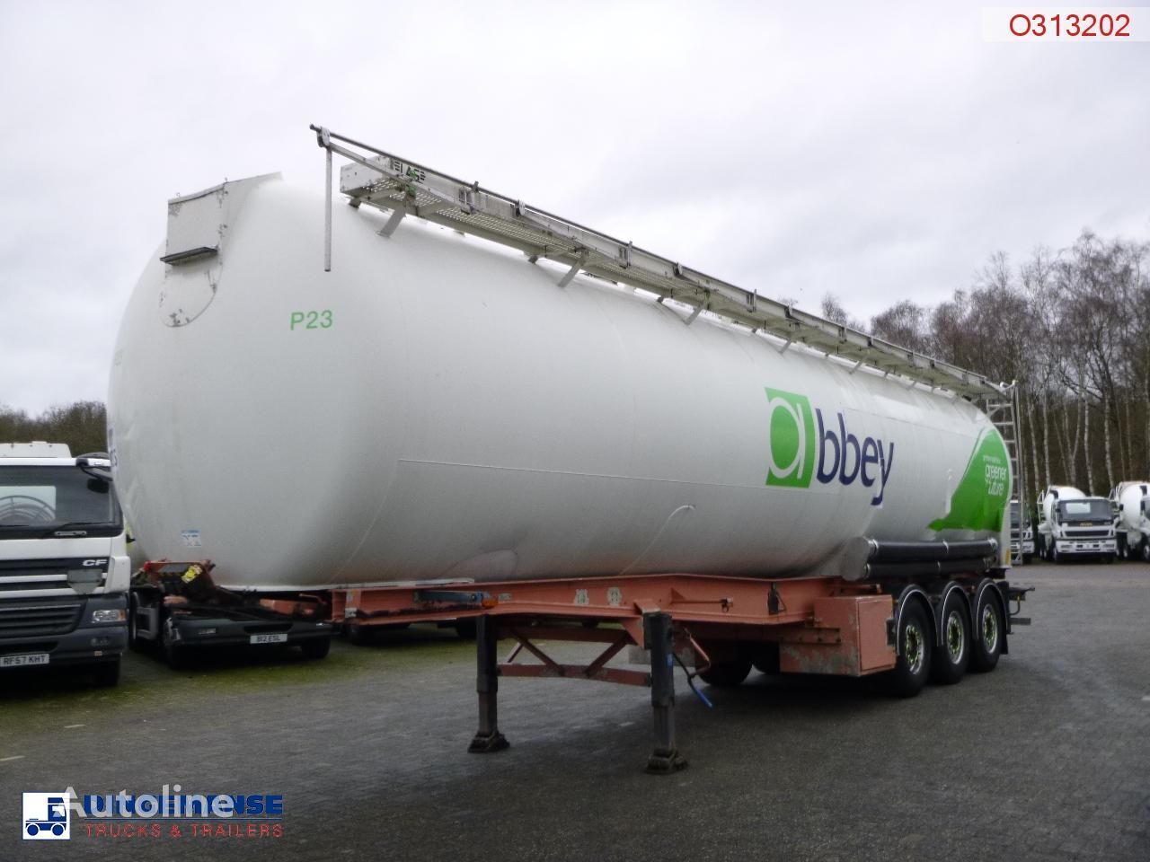 LAG L.A.G. Powder tank alu 60.5 m3 (tipping) cisterna silo