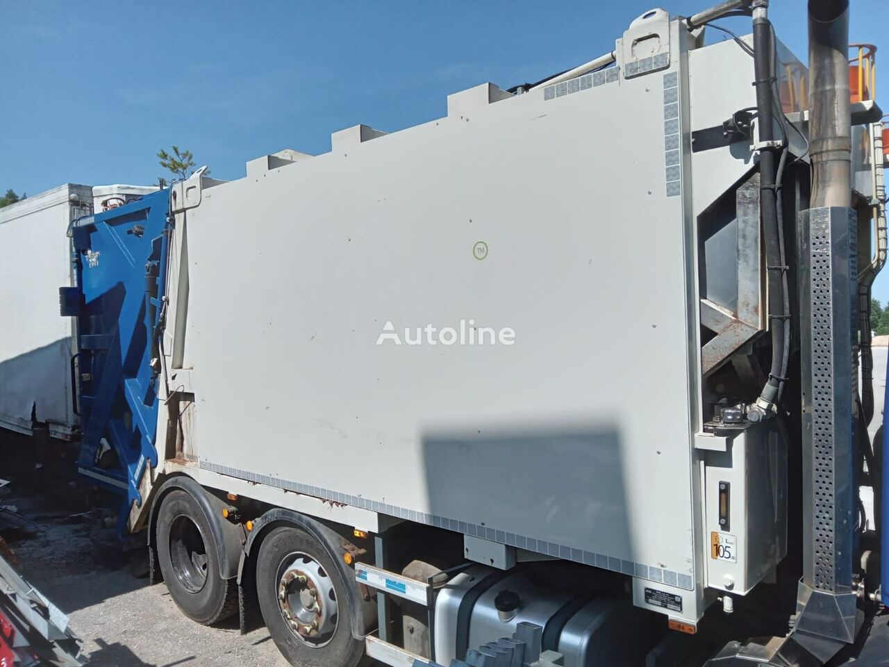 DAF Superstructure garbage truck MOL VDK PUSHER 20m3 camión de basura