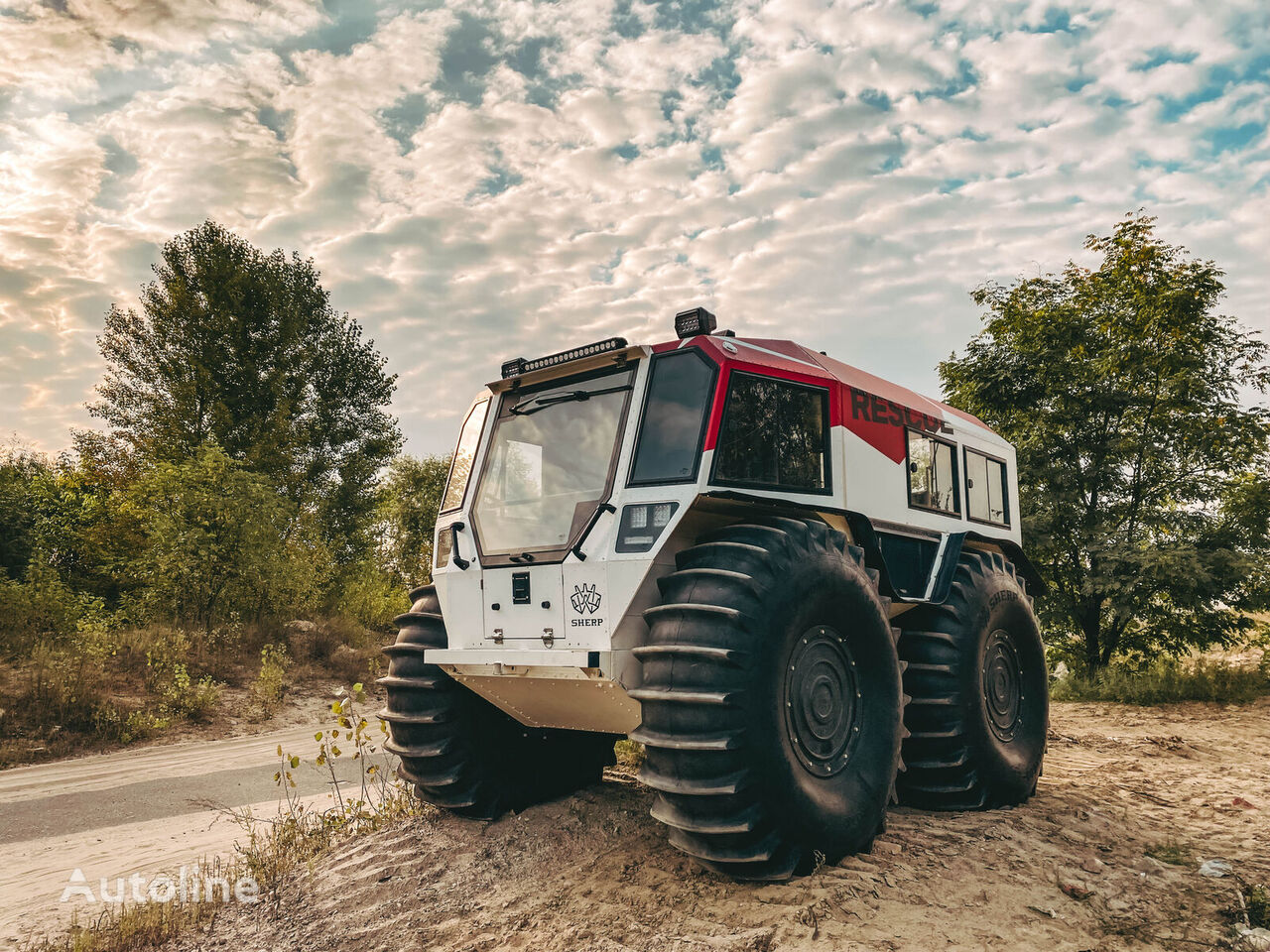 Sherp Search & Rescue UTV, all-terrain vehicle vehículo anfibio nuevo