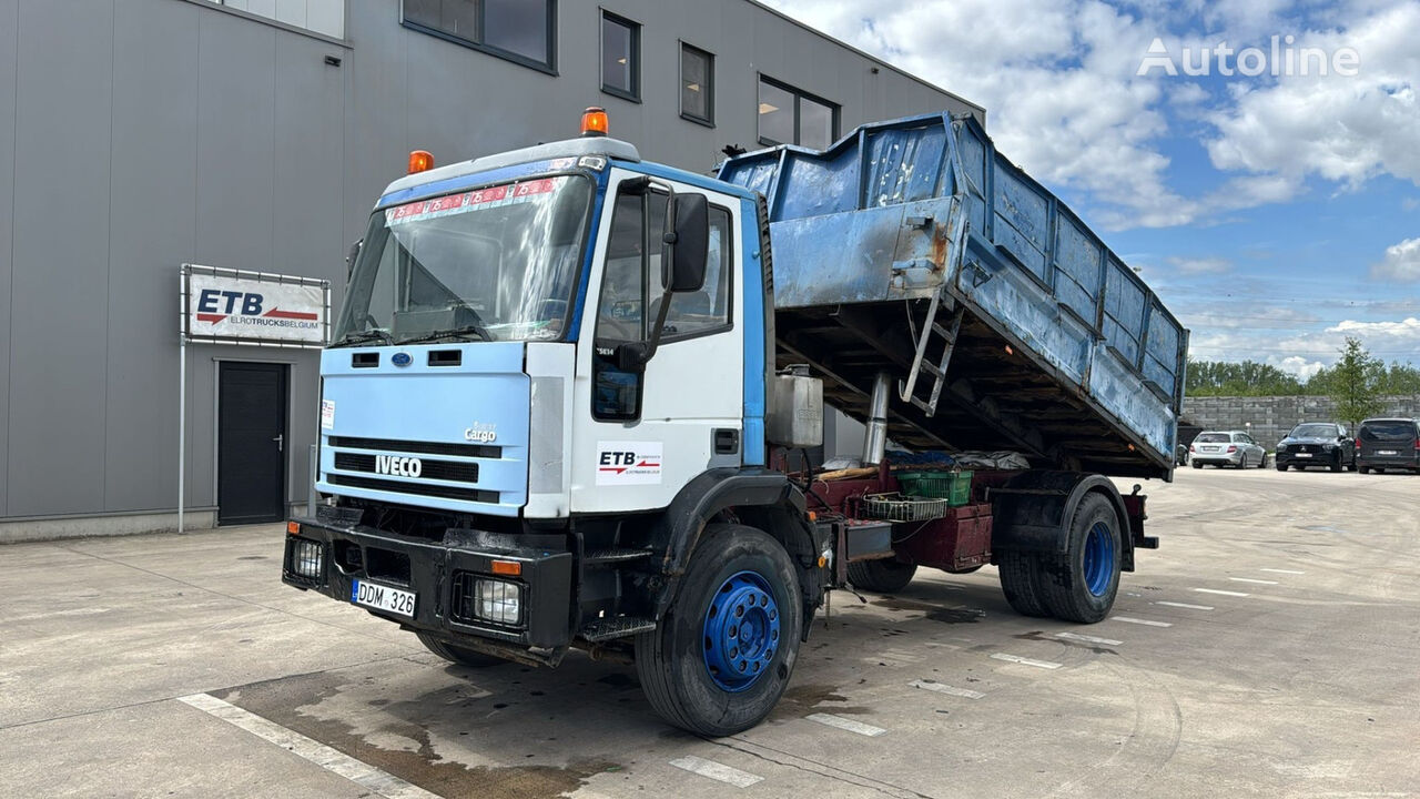 IVECO Eurocargo 170 e 18 (STEEL SUSPENSION & MANUAL PUMP / LAMES & POM volquete